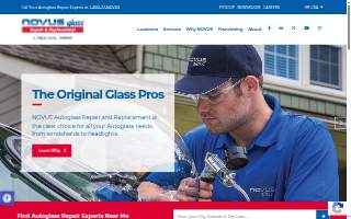 NOVUS Glass of Wilmington website