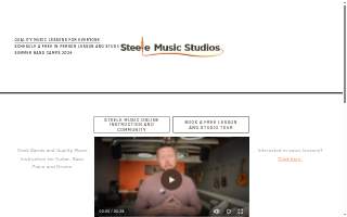 Steele Music Studios website