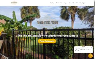 Two Brothers Fencing website