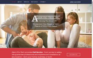 Alarm Pro-Tech Inc of Wilson website
