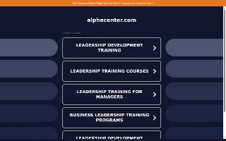 Alpha Center & LGF Fitness LLC website