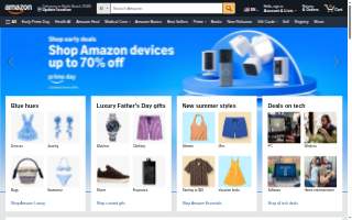 Amazon West Chicago website
