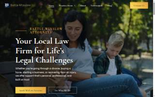 Lusby Law P.A. website