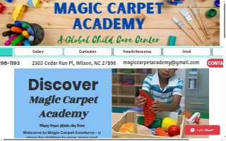 Magic Carpet Academy website