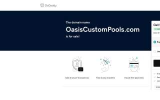Oasis Custom Pools and Yardscapes of Wilson website
