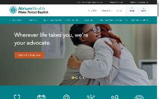 Atrium Health Wake Forest Baptist Pediatrics - Westbrook website