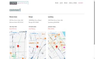 CJMW Architecture website