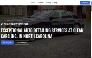 Clean Cars Inc website