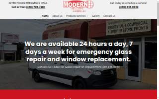 Moderno Glass & Mirror LLC website
