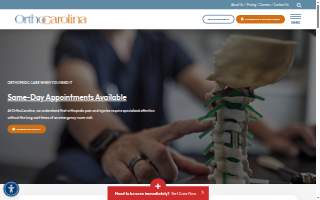 OrthoCarolina Winston-Salem website