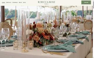 Rebecca Rose Events website
