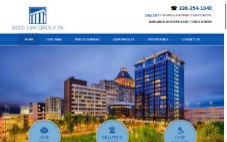 Rizzi Law Group website