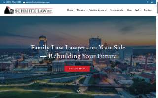 Schmitz Law, P.C. website