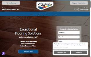 Styron Floor Covering website