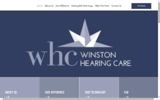 Winston Hearing Care website