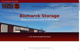 Bismarck Storage website