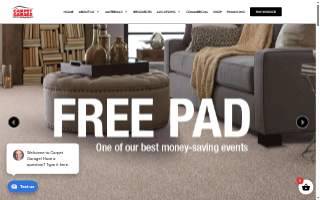 Carpet Garage Flooring Center, Missoula MT website