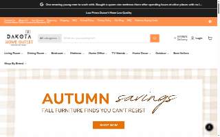 Dakota Home Outlet website