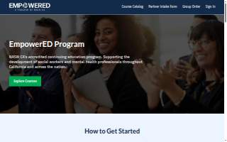 Empowered Mental Health website