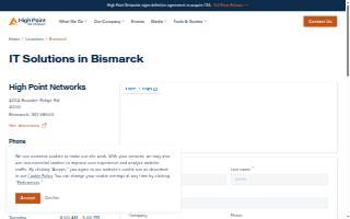 High Point Networks website