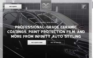 Infinity Auto Styling website