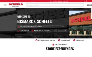 Scheels website
