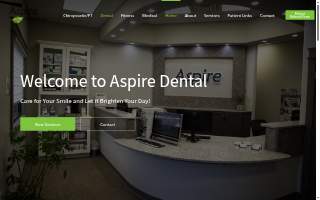 Aspire Dental website