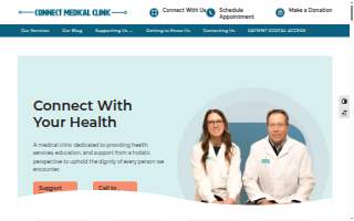 Connect Medical Clinic website