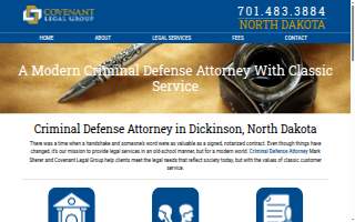 Covenant Legal Group - Criminal Defense Attorney website