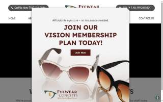 Eyewear Concepts website