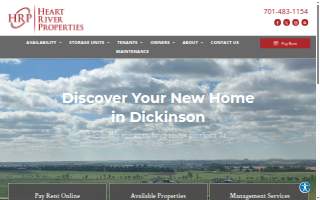 Heart River Properties website
