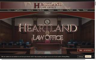 Heartland Law Office: Criminal & DUI Defense Lawyer, Family Attorney of Dickinson website