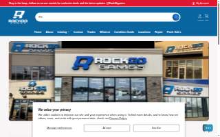 Rock 30 Games of Dickinson website
