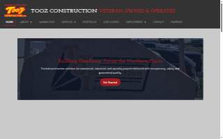 Tooz Construction website