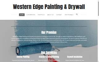 Western Edge Painting and Drywall website