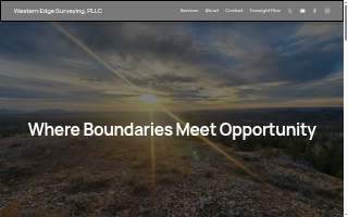 Western Edge Surveying website