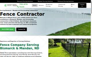 Wetzel Fence website