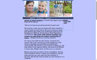 Active at Home Helpers website