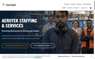 Aerotek of Fargo website
