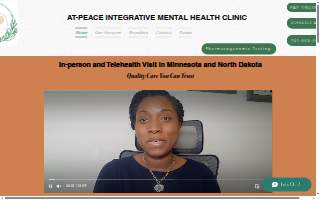 At-Peace Integrative Mental Health Clinic of Fargo website