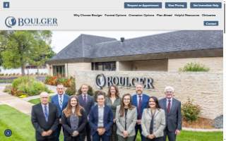 Boulger Funeral Home website