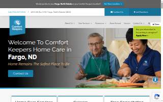 Comfort Keepers Home Care of Fargo website
