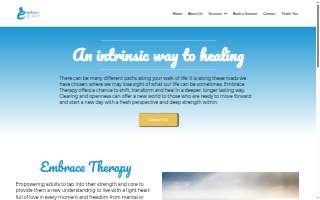 Embrace Therapy Services website