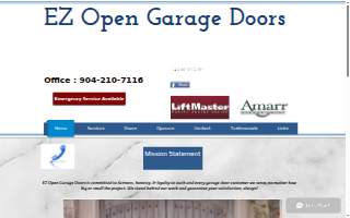 EZ Open Garage Door of Fargo website