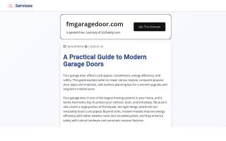FM Garage Door website