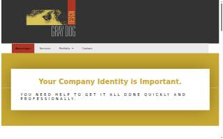Gray Dog Design website