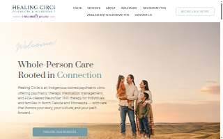 Healing Circle Psychiatric Services website