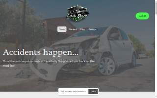 Lars Body Shop website