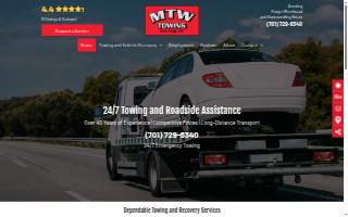 MTW Towing (NOT MIDWEST TOWING) of Fargo website
