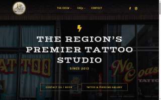 No Coast Tattoo & Piercing website
